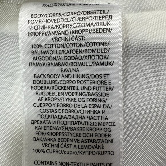 Ralph Lauren Purple Label Womens Zeke Cotton Pique Vest Size 8 Waistcoat White - Picture 8 of 13